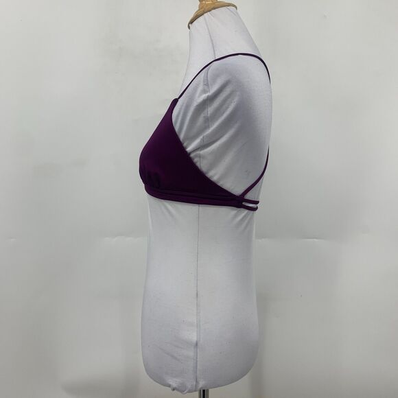 Victorias Secret Sport Sports Bra Women M Medium Hibiscus Cross Open Back No Pad - Picture 3 of 9